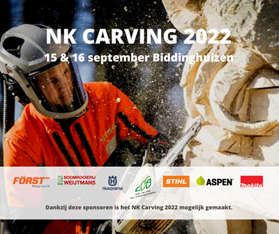 Dank aan de sponsors van het NK Carving 2022